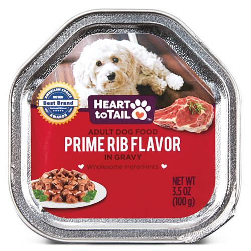 Heart to Tail Prime Rib Dog Entree, 3.5 oz